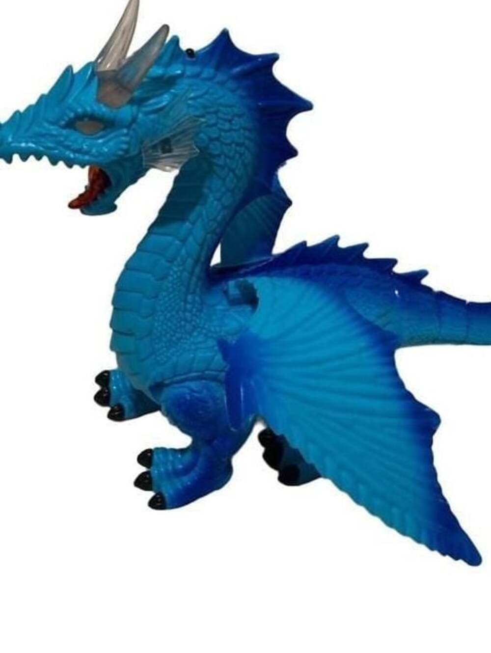 The Discovery Kids RC Smoke Breathing Walking Blue  Dragon - NO REMOTE Control